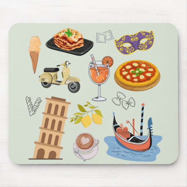 Italy Perfect Vacation Mouse Pad (Front)