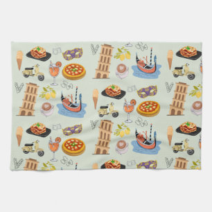 Italy Perfect Vacation Tea Towel