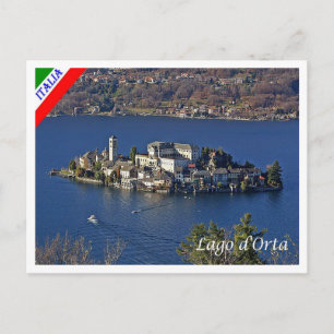 Italy - Piedmont - Lake d'Orta - Postcard
