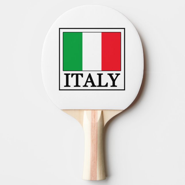 Italy Ping Pong Paddle (Front)