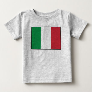 Italy Plain Flag Baby T-Shirt