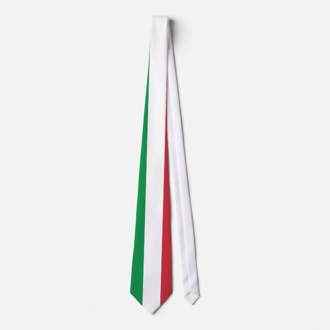 Italy Plain Flag Tie (Front)