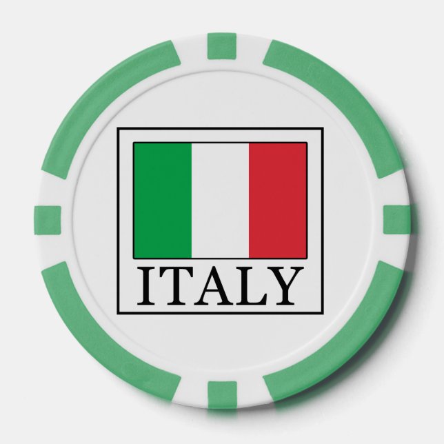 Italy Poker Chips (Front)
