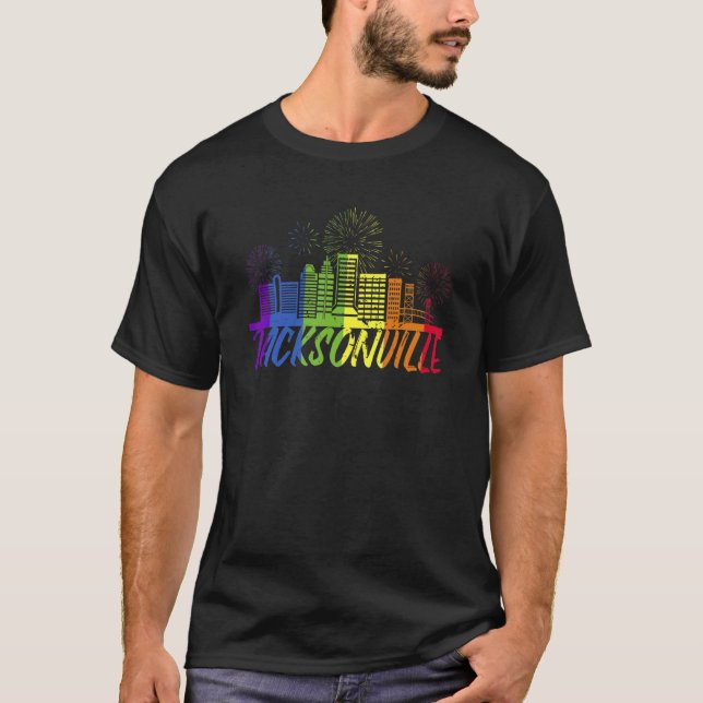 Italy Pride Skyline  Pride Parade Italy T-Shirt (Front)