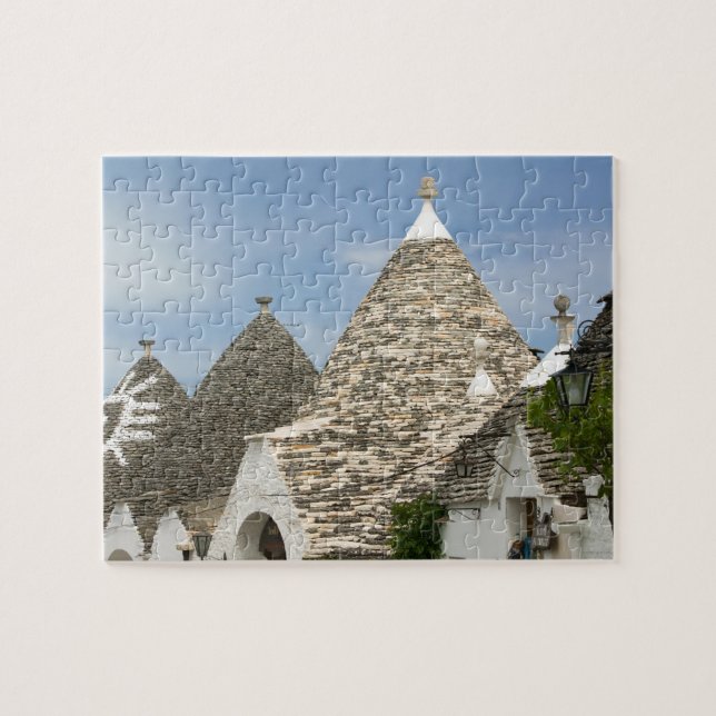 Italy, Puglia, Alberobello, Terra dei Trulli, Jigsaw Puzzle (Horizontal)