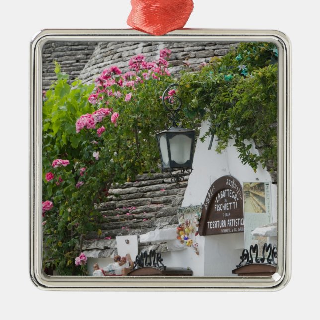 Italy, Puglia, Alberobello, Terra dei Trulli, Metal Tree Decoration (Front)
