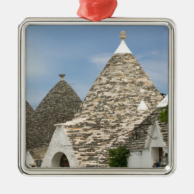 Italy, Puglia, Alberobello, Terra dei Trulli, Metal Tree Decoration (Front)