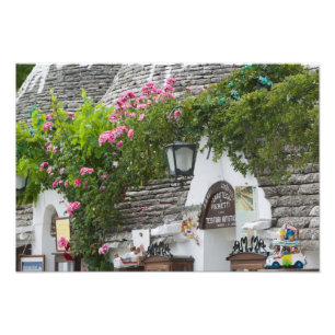 Italy, Puglia, Alberobello, Terra dei Trulli, Photo Print