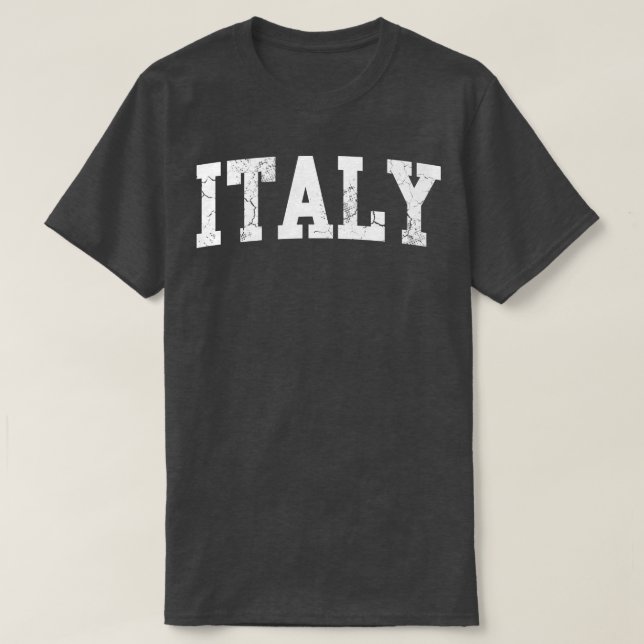 Italy Retro Italian Italia Home Love T-Shirt (Design Front)