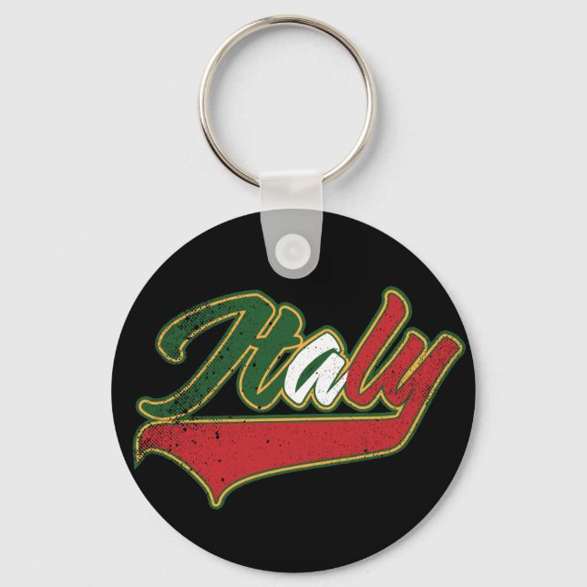 Italy Retro Key Ring (Front)