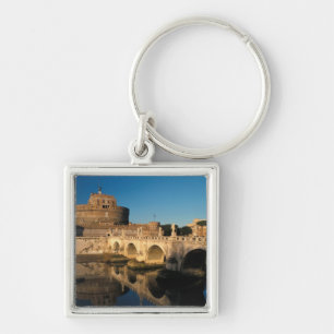 Italy, Rome, Castel Sant'Angelo and river Key Ring
