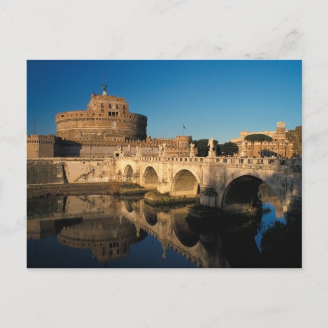 Italy, Rome, Castel Sant'Angelo and river Postcard (Front)