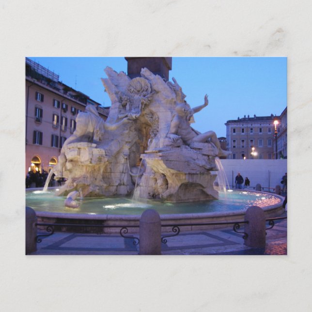 Italy, Rome Postcard (Front)