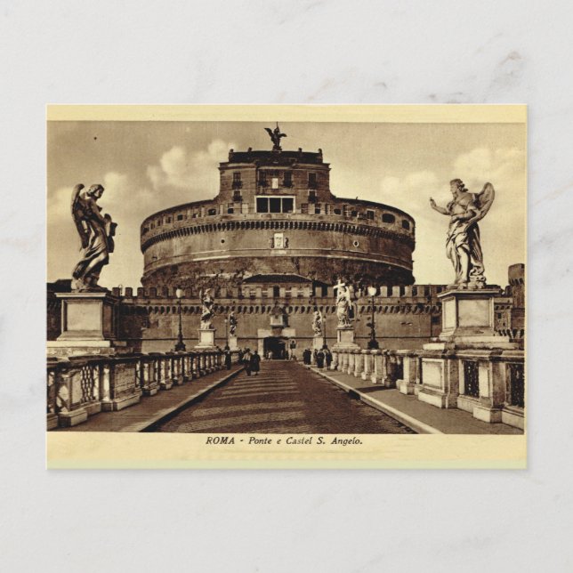 Italy, Rome, Roma, Castel Santa ANgelo Postcard (Front)