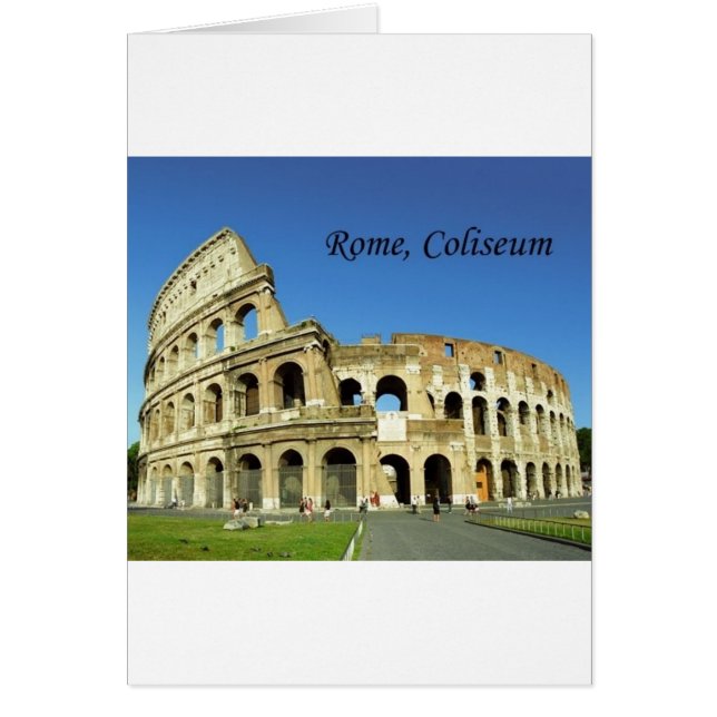 Italy, Rome, Roman Coliseum (St.K.) (Front)