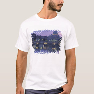 Italy, Rome St. Peter's and Ponte Sant Angelo, T-Shirt