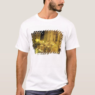 Italy, Rome. Trevi Fountain at night. T-Shirt