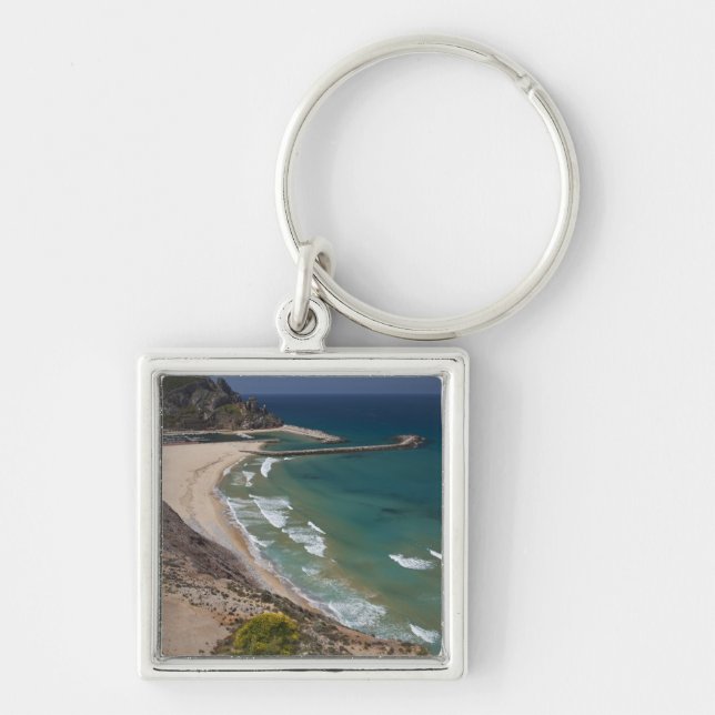Italy, Sardinia, Buggerru. Buggerru beach and Key Ring (Front)
