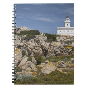 Italy, Sardinia, Santa Teresa Gallura. Capo Spiral Notebook
