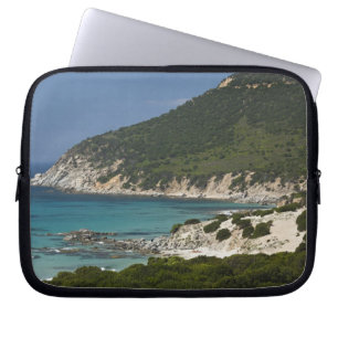 Italy, Sardinia, Solanas. Beach. Laptop Sleeve