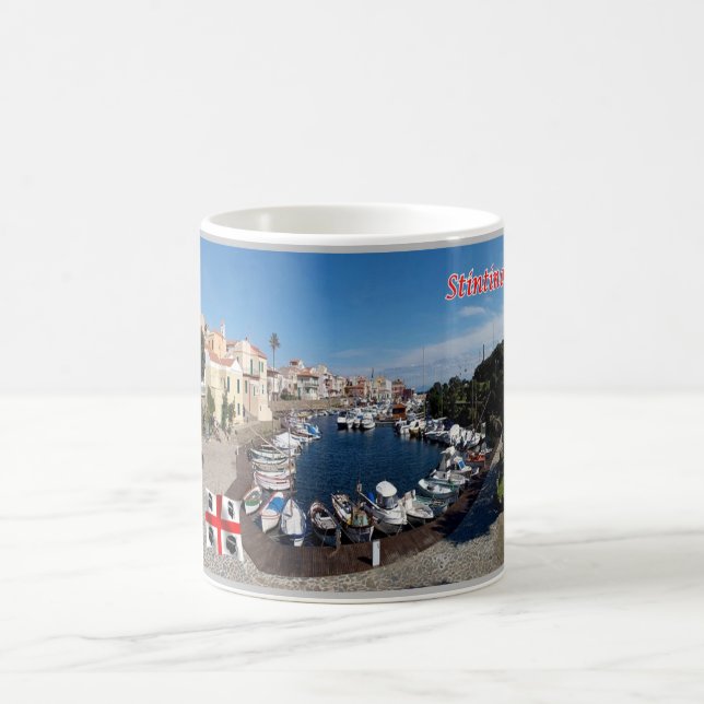 Italy - Sardinia - Stintino - Harbour - Coffee Mug (Center)
