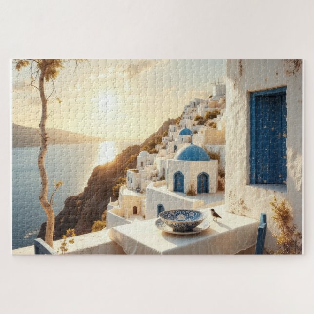 Italy Scenic Sunset Jigsaw Puzzle (Horizontal)