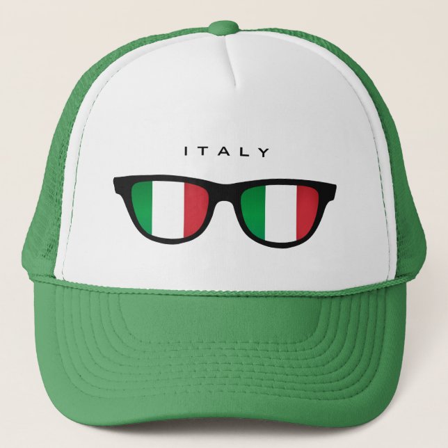 Italy Shades custom hat (Front)