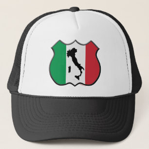 Italy Shield Map Hat
