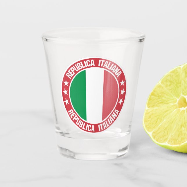 Italy                                              shot glass (Front)