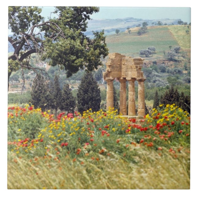 Italy, Sicily, Agrigento. The ruins of the Tile (Front)