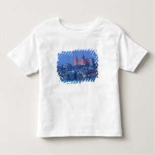 Italy, Sicily, Cefalu, View with Duomo from Toddler T-Shirt