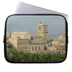 Italy, Sicily, Enna, Town View from Rocca di 2 Laptop Sleeve