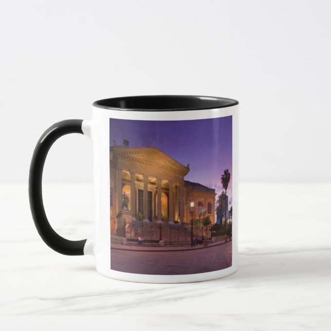 Italy, Sicily, Palermo, Teatro Massimo Opera Mug (Left)