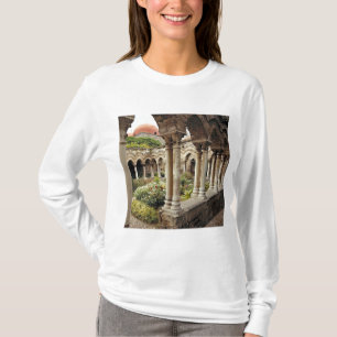 Italy, Sicily, Palermo. The cloisters survive as T-Shirt