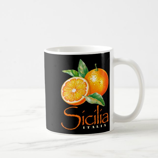 Italy sicily souvenir_sicily  coffee mug (Right)