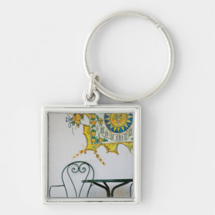 ITALY, Sicily, TAORMINA: Bam, Bar Cafe Detail Key Ring