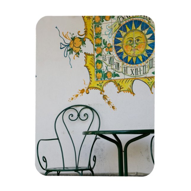 ITALY, Sicily, TAORMINA: Bam, Bar Cafe Detail Magnet (Vertical)