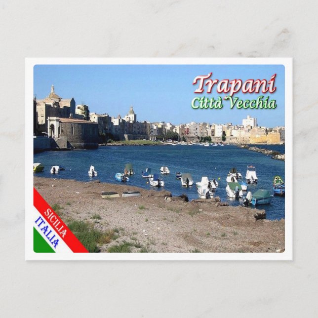 Italy - Sicily - Trapani - Old City - Postcard (Front)