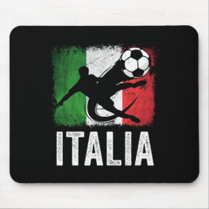 Italy Soccer Footbyll Fan Jersey Mouse Pad
