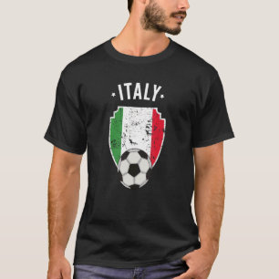 Italy Soccer Italy Flag Football Italian Pride Roo T-Shirt