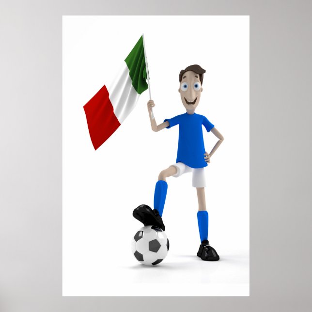 Italy soccer poster (Front)