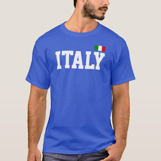 Italy Soccer T-Shirt | Football World Cup Tee (Front)