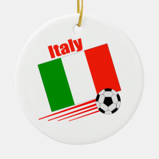 Italy Soccer Team Ceramic Tree Decoration