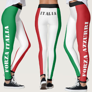 Italy Squadra azzurra soccer football euro 2024 Leggings