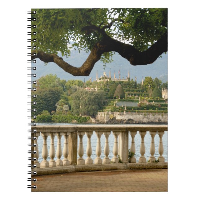 Italy, Stresa, Lake Maggiore, Isola Bella Spiral Notebook (Front)