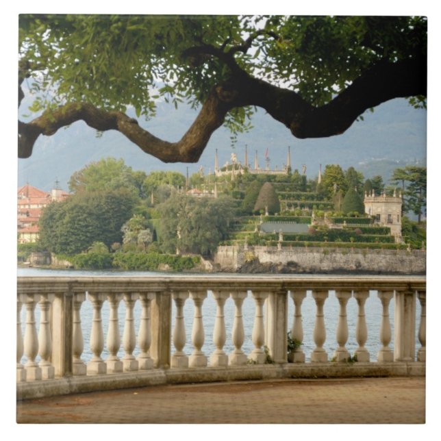 Italy, Stresa, Lake Maggiore, Isola Bella Tile (Front)