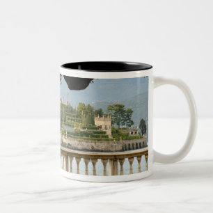 Italy, Stresa, Lake Maggiore, Isola Bella Two-Tone Coffee Mug