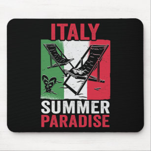 Italy Summer Paradise Beach Vacation Italy Mouse Pad