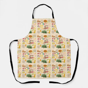 Italy Symbols Apron