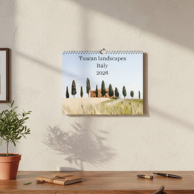 Italy Toscane Landscape 2026 Calendar (Creator Uploaded)